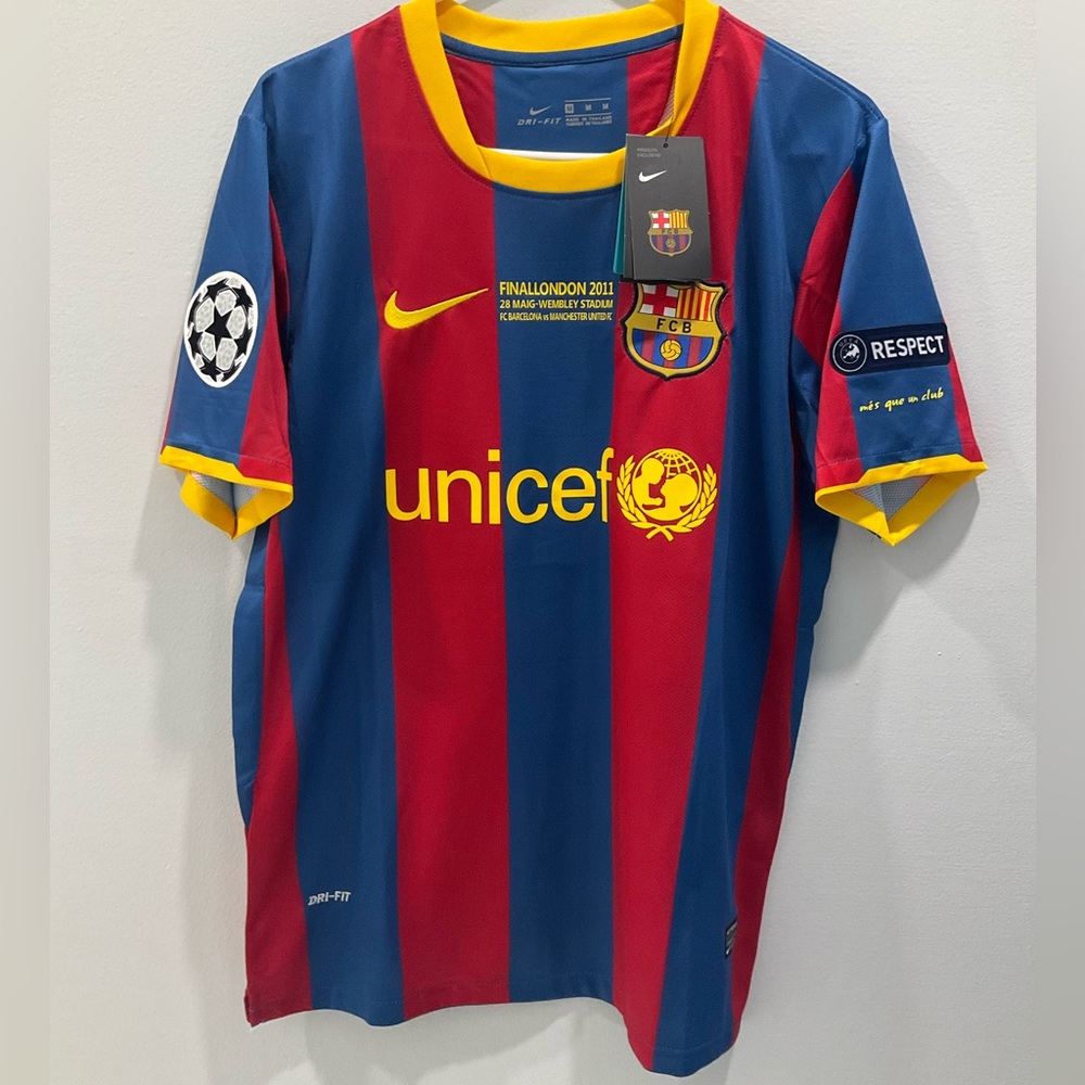 Barcelona Messi Mens Ucl Final 2011 Jersey